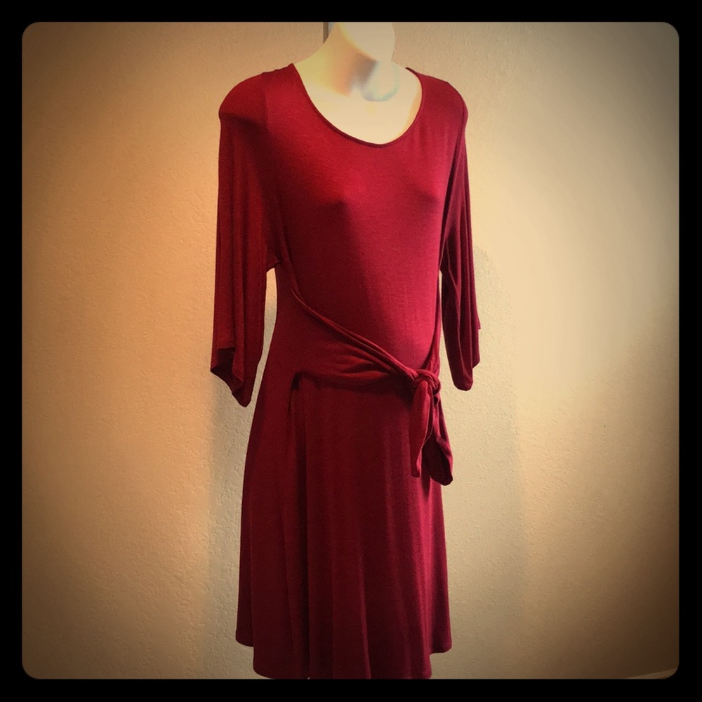 3/4 sleeve Maternity Dress